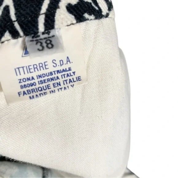 Vintage Versace High waist Denim Jean Skirt Size 24 EU 38 - Picture 11 of 11